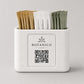 Organizzatore da Tavolo per Bustine di Zucchero bianco con QR Code Portabustine da zucchero con qr code per caffetterie bar
