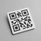 QR Code quadrato in abs effeto oro Personalizzato | Segnaposto Ristorante Elegante | Menu Digitale Menu qr