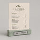 Base in plastica menu fai da te Porta Menu e Segnatavolo Personalizzato in Stampa 3D per menu in cartoncino formato A5