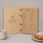 Portamenu A4 noce in Legno Personalizzato | Menu Ristorante con Anelli | Copertina Menu in Pioppo Incisa Laser per Bar, Café e Ristoranti
