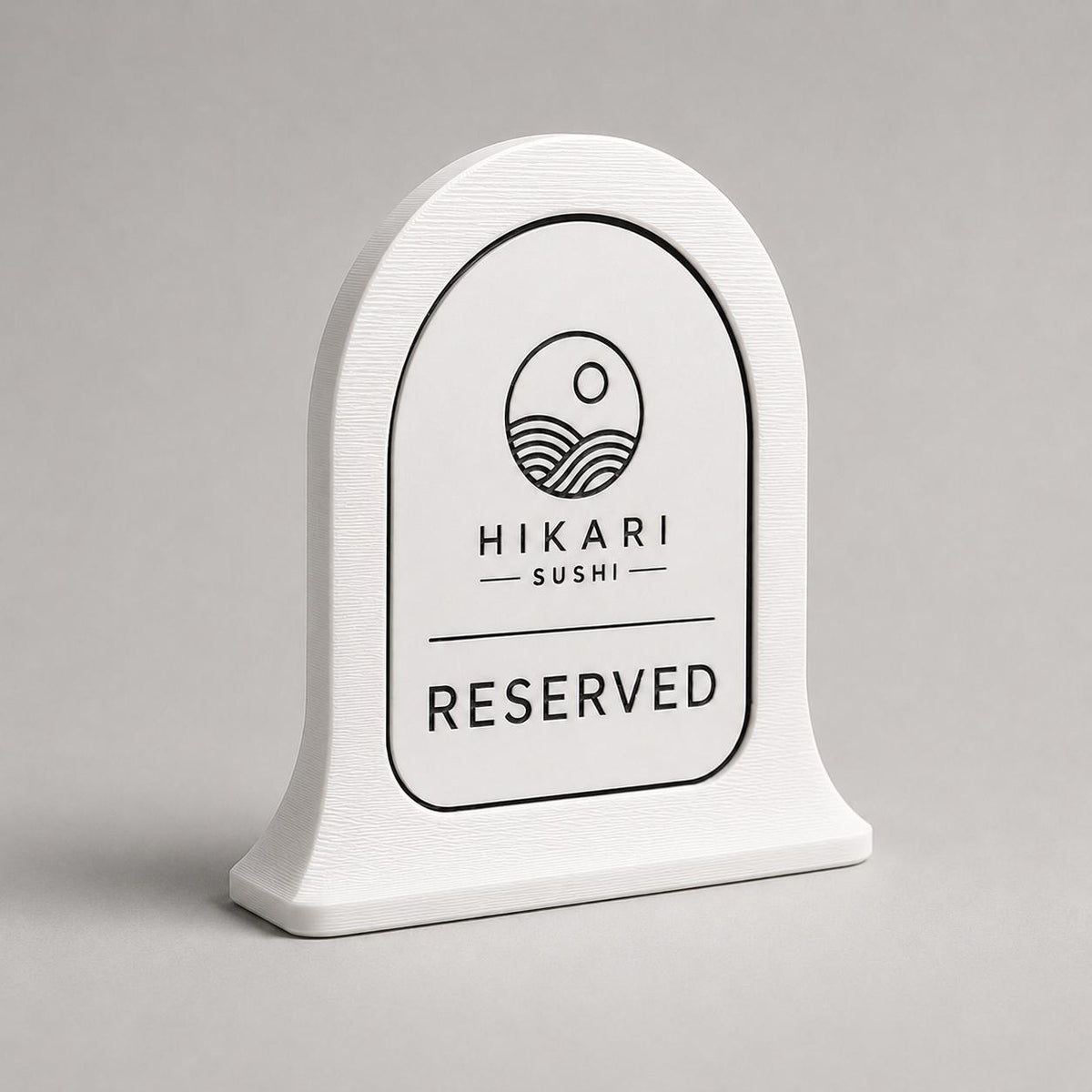 Reserved pop verde Personalizzato | Cartello Tavolo Riservato in Stampa 3D con Targhetta Rowmark Incisa | Table Sign per Ristoranti