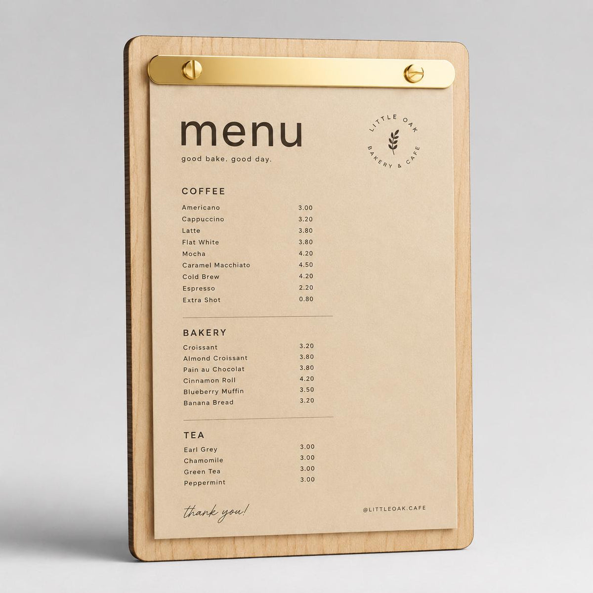 Portamenu tavoletta in legno bacchetta formato A4 Personalizzato | Menu Ristorante con Anelli | Copertina Menu in Pioppo Incisa Laser