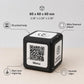 Cubo Espositore QR Code Personalizzato | Menu Digitale, Social Media, Wi-Fi | Stampa 3D e Incisione Laser | Per Ristoranti, Bar ed Eventi