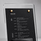 Porta Menu da Tavolo A5 – Base Stampata in 3D e Plexiglas Dai un tocco di design contemporaneo e originalità ai tavoli del tuo locale