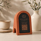 QR Code in pla effetto terracotta oro Personalizzato | Segnaposto Ristorante Elegante | Menu Digitale Menu Cavaliere