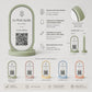 Porta Menu QR Code linea POP Bistrò Rosa confetto Personalizzato per Ristorante e Bar Segnatavolo Menu Digitale Display QR 3d