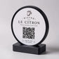stand tondo QR Code linea POP Bistrò Rosa confetto Personalizzato per Ristorante e Bar Segnatavolo Menu Digitale Display QR 3d