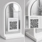 Stand qr code menu 3d qr code Linea PLEXY Personalizzato per Ristorante e Bar Segnatavolo Menu Digitale Display QR 3d