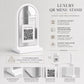 Stand qr code menu 3d qr code Linea PLEXY Personalizzato per Ristorante e Bar Segnatavolo Menu Digitale Display QR 3d
