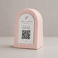 Qr code Linea japandi boho Espositore Menu QR Code in Stampa 3D e Lastra Incisa al Laser – Linea Japandi Minimal