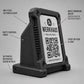 Porta QR Code Ristorante Stile Industrial rock hamburgeria acciaio | Segnatavolo Personalizzato con Logo Steakhouse PUB | Supporto Menu