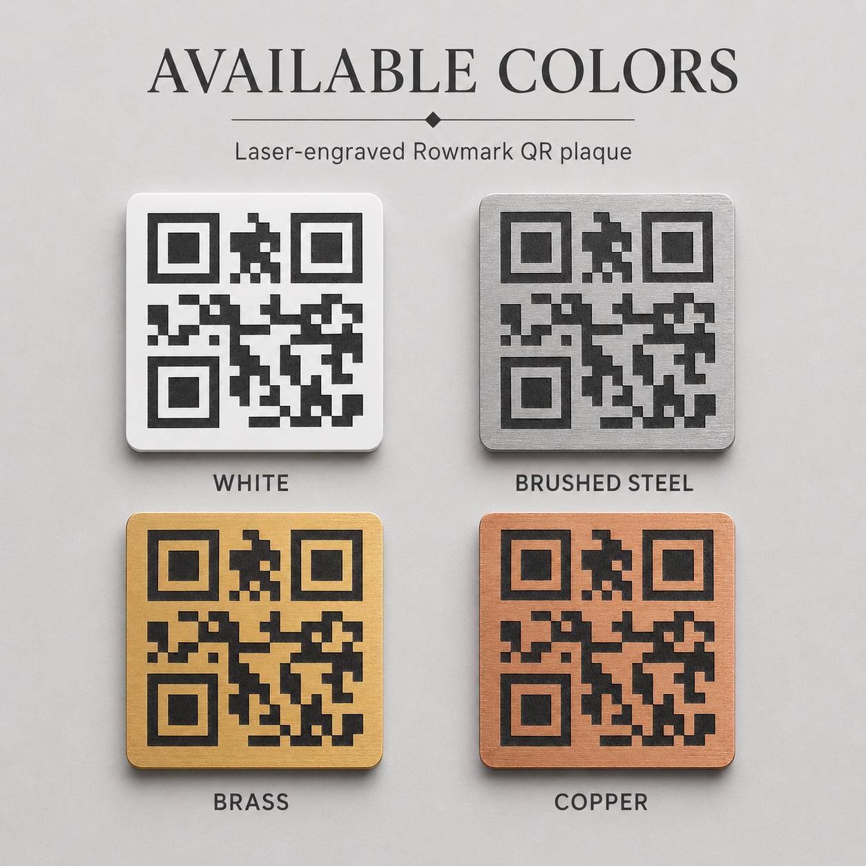 QR Code quadrato in abs effetto acciaio Personalizzato | Segnaposto Ristorante Elegante | Menu Digitale Menu Cavaliere qr