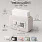 Portatovaglioli bakery dual use QR Code linea POP Bistrò beige Personalizzato per Ristorante e Bar Segnatavolo Menu Digitale Display QR 3d