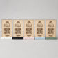 Totem qr code in legno e base in 3d in plastica con basetta per caffetterie bar pasticceria bakery floreale qr code design rustico moderno