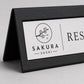 Reserved cavaliere verde Personalizzato | Cartello Tavolo Riservato in Stampa 3D con Targhetta Rowmark Incisa | Table Sign per Ristoranti