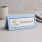 Reserved cavaliere verde Personalizzato | Cartello Tavolo Riservato in Stampa 3D con Targhetta Rowmark Incisa | Table Sign per Ristoranti