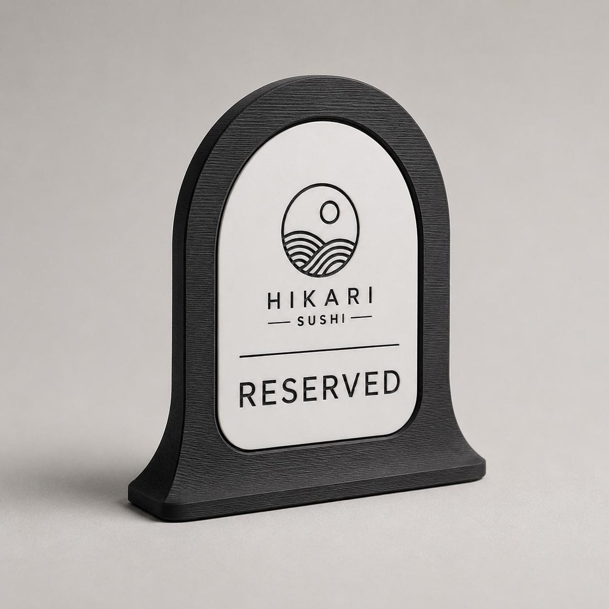 Reserved pop verde Personalizzato | Cartello Tavolo Riservato in Stampa 3D con Targhetta Rowmark Incisa | Table Sign per Ristoranti