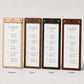Portamenu tavoletta stretta in legno pioppo bacchetta stretta formato A4 Personalizzato | Menu Ristorante personalizzato| Copertina