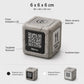 Cubi qr cemento e rame Espositore QR Code Personalizzato | Effetto cemento Menu Digitale, Social Media, Wi-Fi | Stampa 3D e Incisione