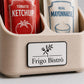 PortaSALSE Monodose in Stampa 3D con Logo, Organizer Salse 2 Scomparti per Ristorante, Burger Bar e Bistrot, Pack Forniture Horeca