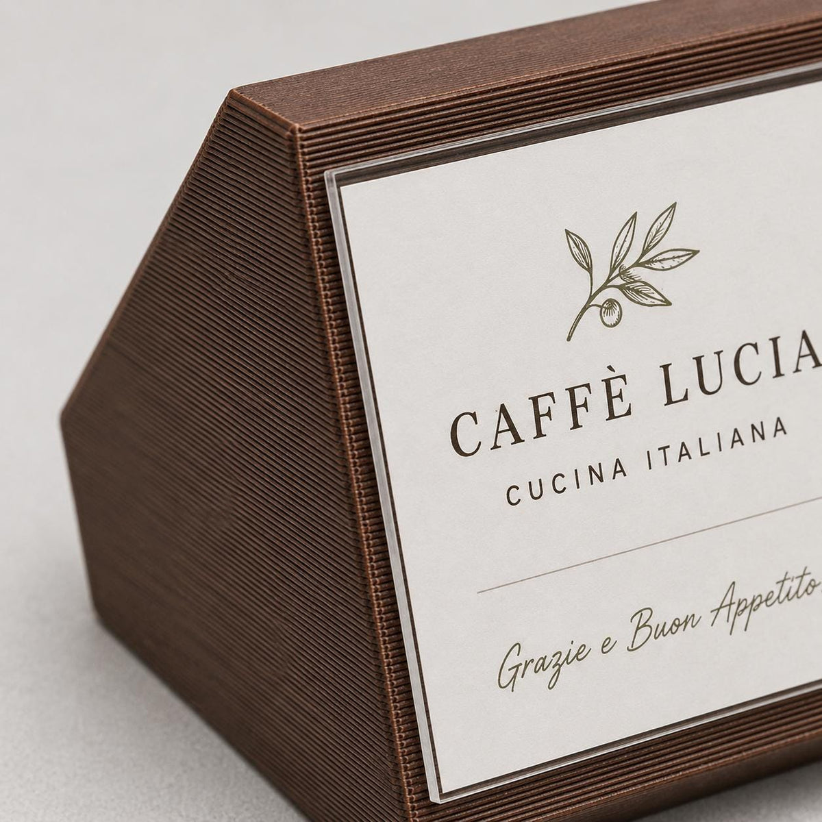 Display QR Code Tavolo qr code intercambiabile per Ristoranti | Supporto Biglietto Visita Personalizzabile| Espositore Menu QR