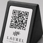 Porta Menu QR Code Personalizzato, Espositore 3D per Tavoli Ristorante e Bar, Segnatavolo con Incisione Logo, Supporto Moderno