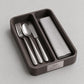 Portaposate da Tavolo Personalizzato, Vaschetta 3D Organizzatore Posate per Ristorante e Bar, Portaposate Singolo, Set Accessori