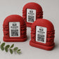 Porta Menu QR Code hamburger Personalizzato, Espositore 3D per Tavoli Ristorante e Bar, Segnatavolo con Incisione Logo, Supporto Moderno