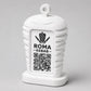 Porta Menu QR Code kebab Personalizzato, Espositore 3D per Tavoli Ristorante e Bar, Segnatavolo con Incisione Logo, Supporto Moderno