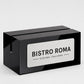Set 10 pezzi portacarte in acrilico varie misure disponibili nero brillante con fessura per menu