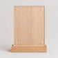 Set 10 pezzi Supporto in legno da banco Personalizzato , Espositore 3D Legno Scuro Segnatavolo Ristorante Bar espositore in legno per prezzi