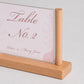 kit 12 pezzi Supporto in legno da tavolo Personalizzato , Espositore 3D Legno Segnatavolo Ristorante Bar espositore in legno per prezzi