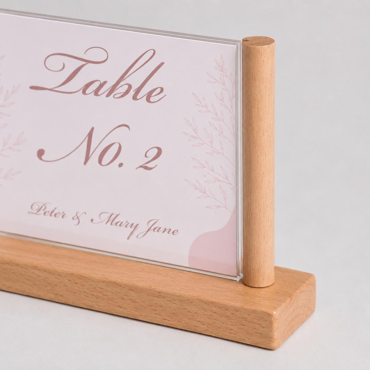 kit 12 pezzi Supporto in legno da tavolo Personalizzato , Espositore 3D Legno Segnatavolo Ristorante Bar espositore in legno per prezzi