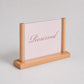kit 12 pezzi Supporto in legno da tavolo Personalizzato , Espositore 3D Legno Segnatavolo Ristorante Bar espositore in legno per prezzi