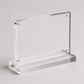 Set 12 pezzi Supporto orizzontale in plexiglas da banco Personalizzato Espositore Segnatavolo Ristorante Bar espositore in legno per prezzi