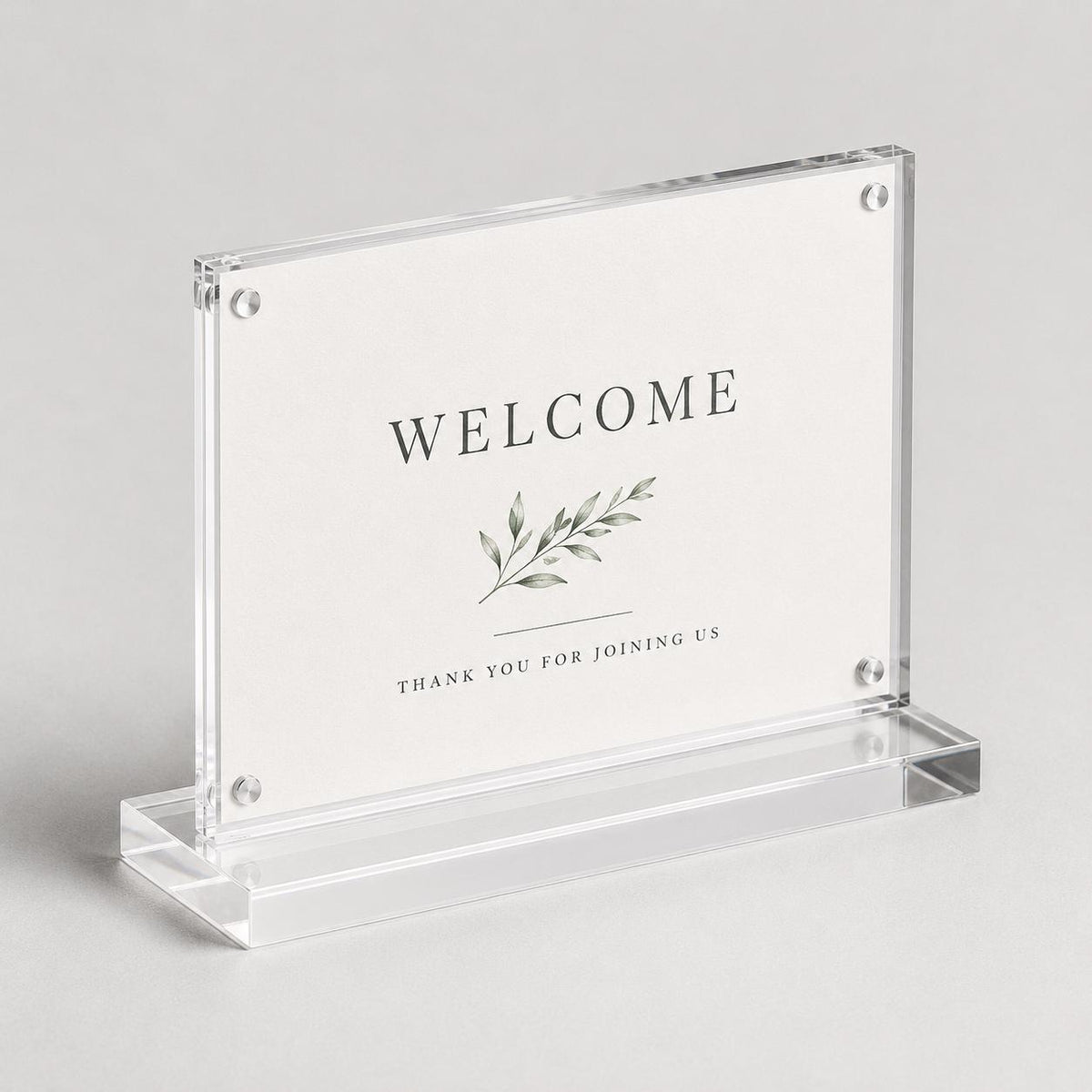 Set 12 pezzi Supporto orizzontale in plexiglas da banco Personalizzato Espositore Segnatavolo Ristorante Bar espositore in legno per prezzi