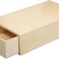 Scatola in Legno Naturale con Cassetto Estraibile (20x10x5 cm) – Ideale per Fai da Te, Decoupage e Organizer