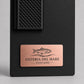 Portaconto personalizzato con incisione laser - Per Caffè, Ristoranti, Bar - 24x10 cm - plexiglas satinato nero - Clip Per Mantenere i fogli