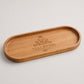 Confezione da 8 vassoi da portata in legno da 29 x 10 cm, piatti ovali in legno, piatti da portata per formaggi, dessert, snack, pane frutta