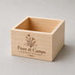 Scatole Portaoggetti Legno Grezzo, 4 Pezzi Piccole Quadrate legno, 8 x 8 x 4 cm Scatole Di Legno Senza Coperchio Organizer, Artigianato