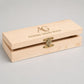 Scatole Portaoggetti Legno Grezzo, 4 Pezzi Piccole quadrate legno, 20 x 10 x 5 cm Scatole Di Legno Senza Coperchio Organizer, Artigianato