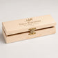 Scatole Portaoggetti Legno Grezzo, 4 Pezzi Piccole quadrate legno, 20 x 10 x 5 cm Scatole Di Legno Senza Coperchio Organizer, Artigianato