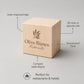 Cubo in legno personalizzato con logo inciso e QR code – Segnatavolo per ristoranti, hotel e locali