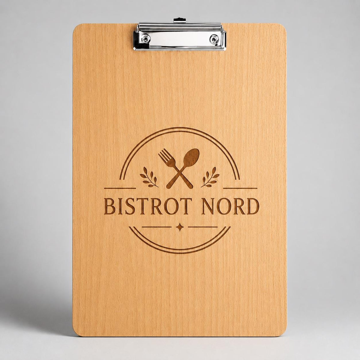 6 Pezzi Portablocco di Legno, Clipboard Menu Board, Portablocchi Appunti Porta-Pad Lavagna da Scrittura a4, Cartellina Rigida Pinza e Foro