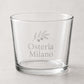 Set 12 Bicchieri Bassi Personalizzati Incisione Logo, Tumbler Mini 22,5 cl per Osteria Ristorante Bar, Bicchieri dVino e Acqua Incisi Laser