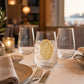 Bicchieri Acqua Gin Tumbler Vetro | Set di 6 | 430 ML | | Ideale per la Casa, Ristorante e Ricevimenti | Adatto alla Lavastoviglie