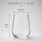 Bicchieri Acqua Gin Tumbler Vetro | Set di 6 | 430 ML | | Ideale per la Casa, Ristorante e Ricevimenti | Adatto alla Lavastoviglie