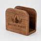 Portatovaglioli in legno di mango, per cucina, dispenser tovaglioli, casa, feste, ristoranti, hotel, bar, 13,97 cm x 6,35 cm x 10,16 cm