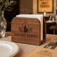Portatovaglioli in legno di mango, per cucina, dispenser tovaglioli, casa, feste, ristoranti, hotel, bar, 13,97 cm x 6,35 cm x 10,16 cm