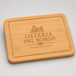 Set di 10 Taglieri in Legno 22x15 - Tagliere Compatto per Antipasti, Aperitivi, Stuzzichini - Vassoi Rustici per Cucina, Servizio in Tavola